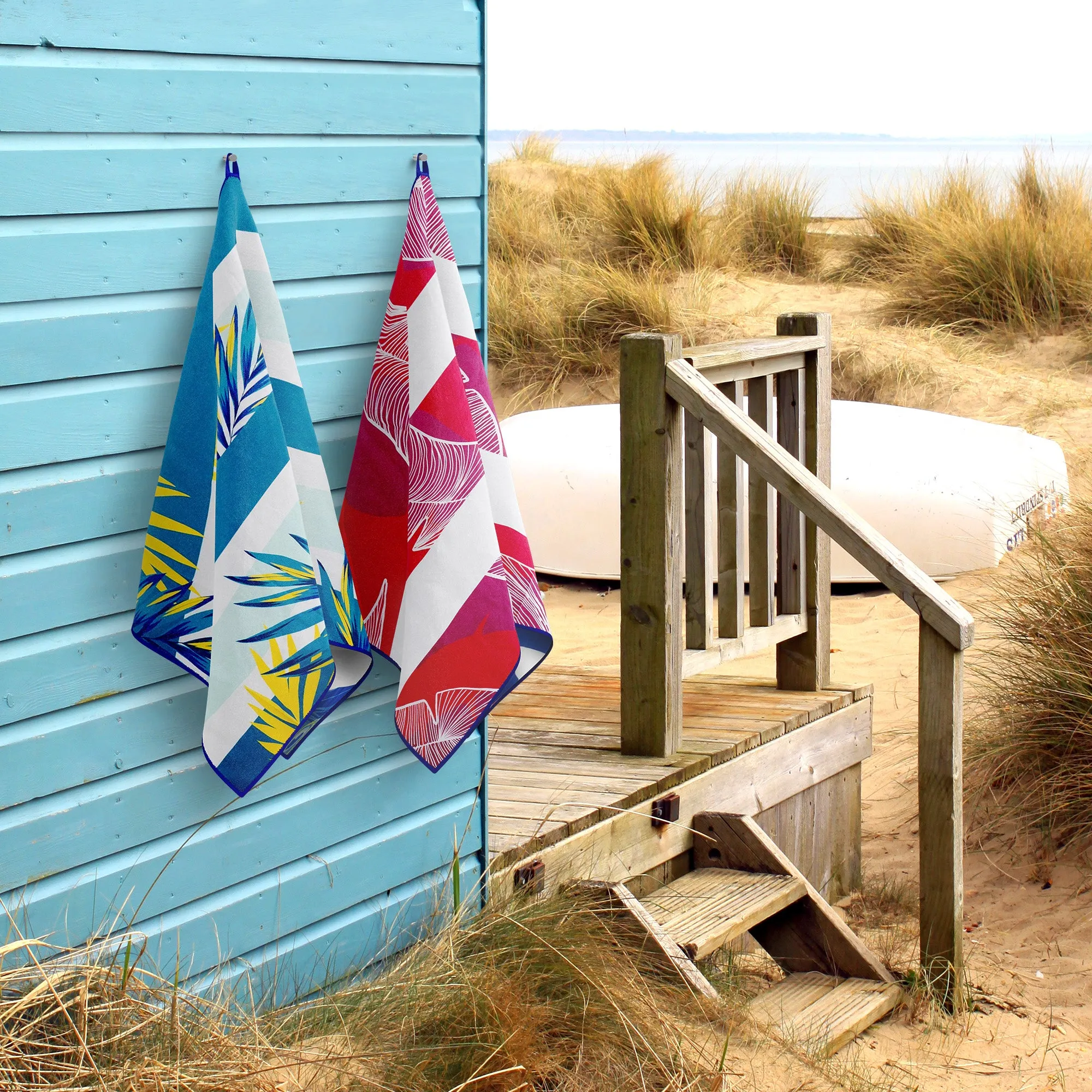 Microfibre Beach Towels for Adults & Kids - Absorbent and Fast Drying for Travel, Swimming Pool