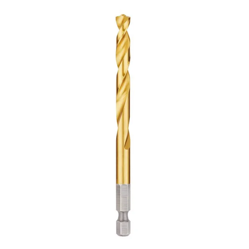 Milwaukee Shockwave 9/32 in. X 4-1/4 in. L Titanium Red Helix Drill Bit Hex Shank 1 pc