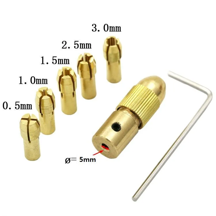 Mini Drill Chuck WLXY DIY001(775) Drill Center Shaft with Chuck 0.5 MM – 3.0 MM