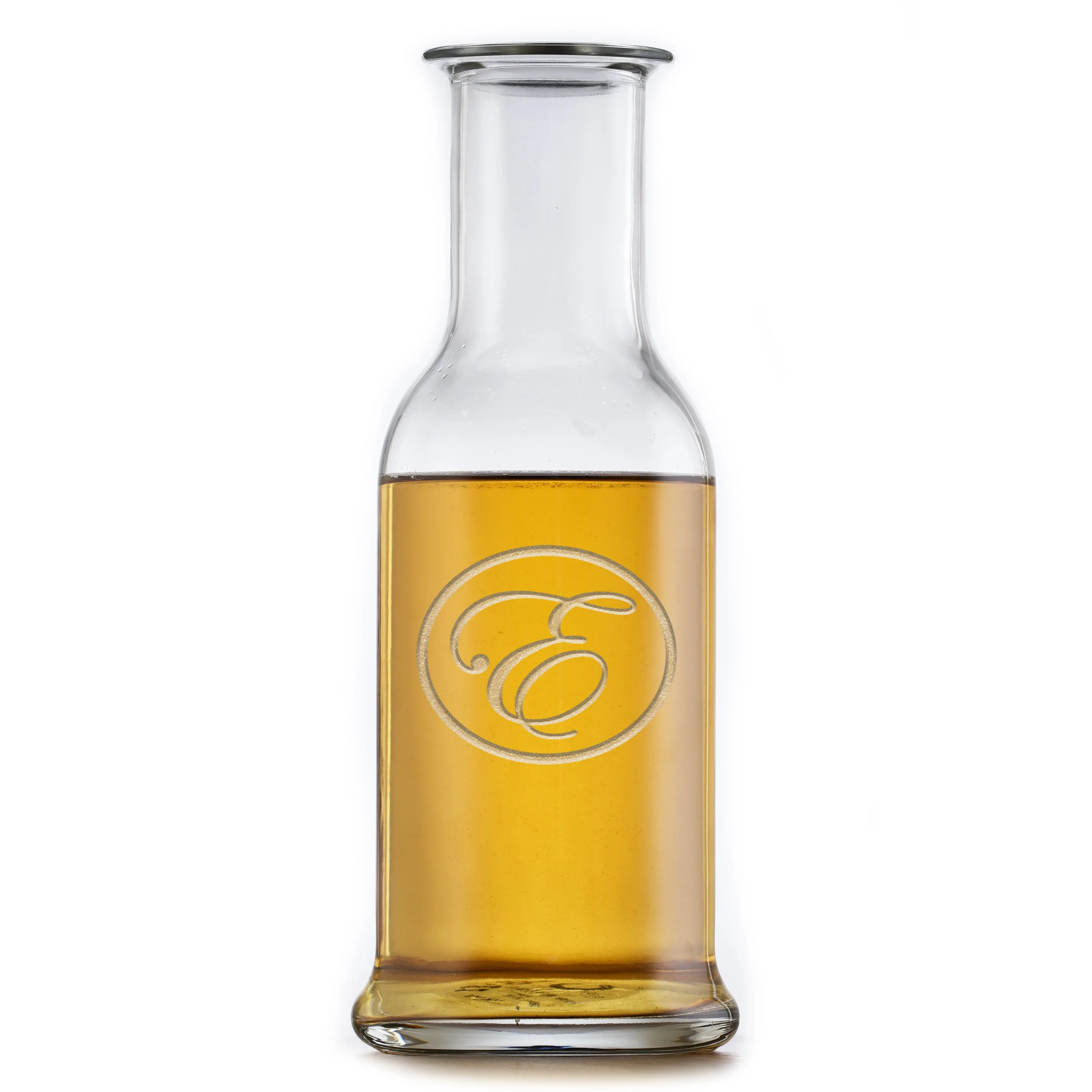 Monogram Etched Stolzle Purity Wine Carafe