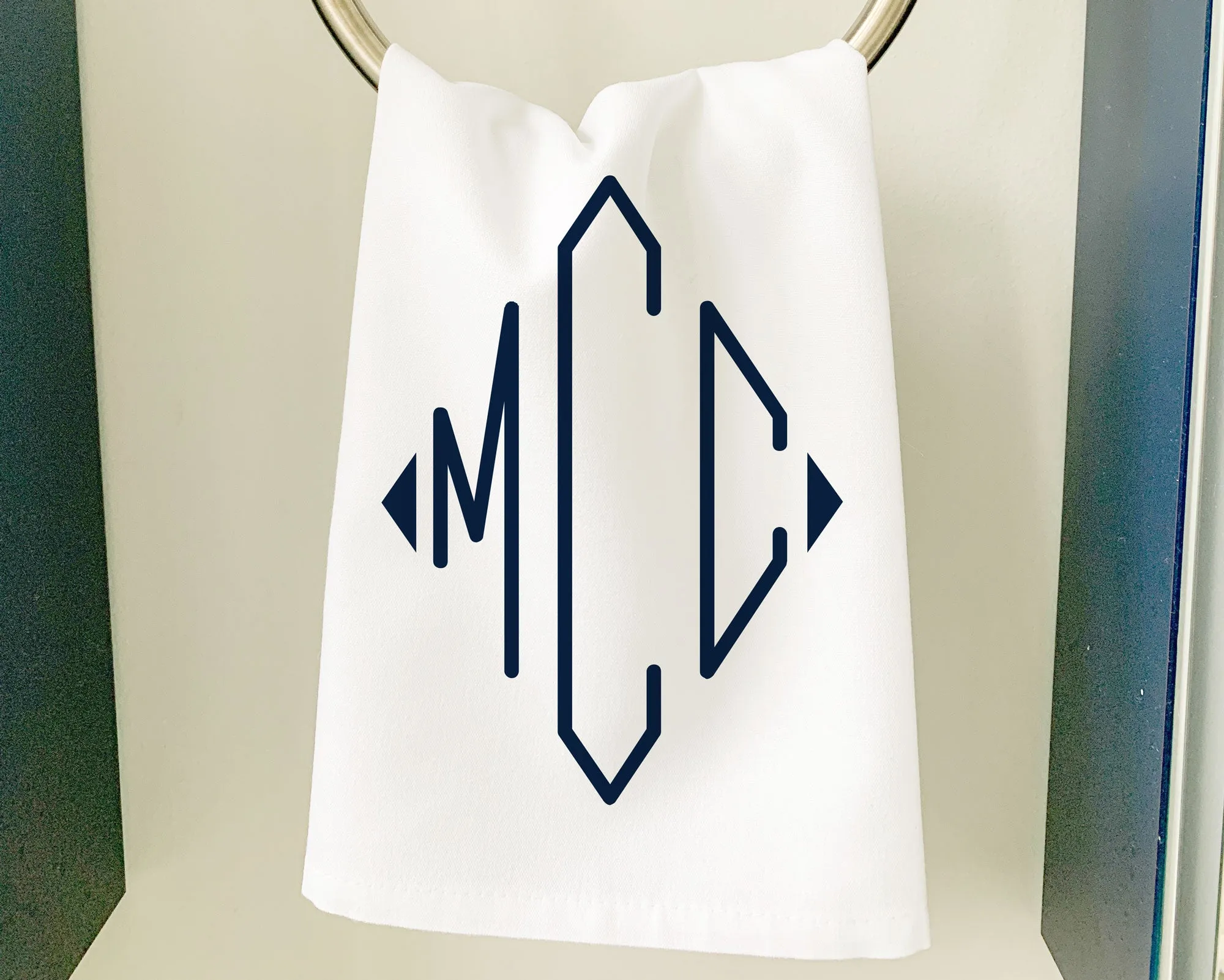 Monogram Hostess Towel Set