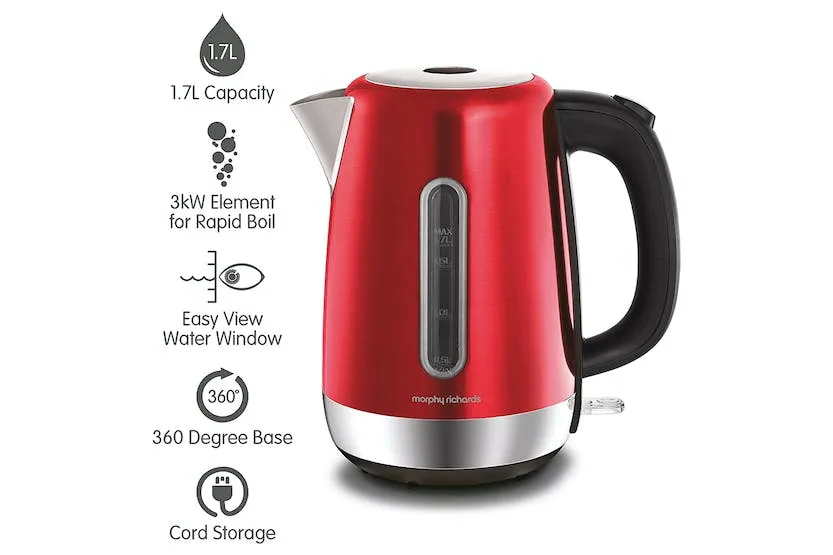 Morphy Richards 1.7L Equip Jug Kettle – Red | 102785