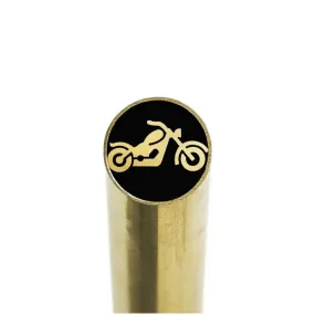 Motorcycle- Mosaic Knife Handle Pin