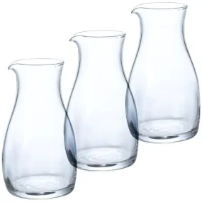 Organic Shaped Glass Sake Server 10 fl oz (Set of 3)