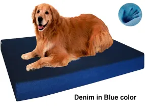 Orthopedic Premium Memory Foam Pad Dog Bed for Small to Extra Large Pet - 7 Sizes in 10 Colors