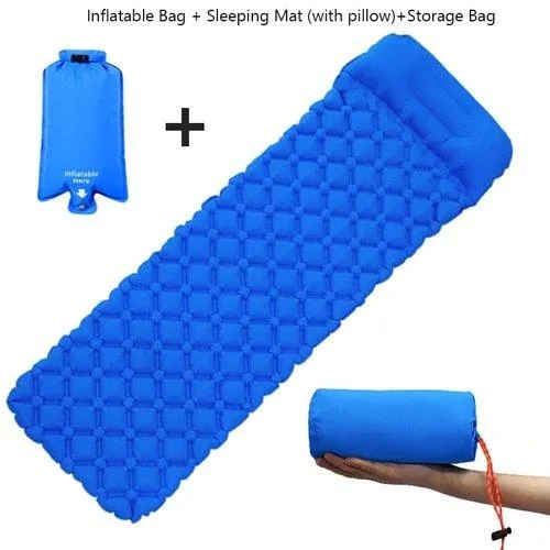 Outdoor Camping Mat Ultra-Light Self Inflatable Mattress Hiking Tent