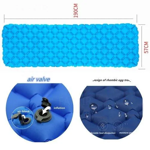 Outdoor Camping Mat Ultra-Light Self Inflatable Mattress Hiking Tent