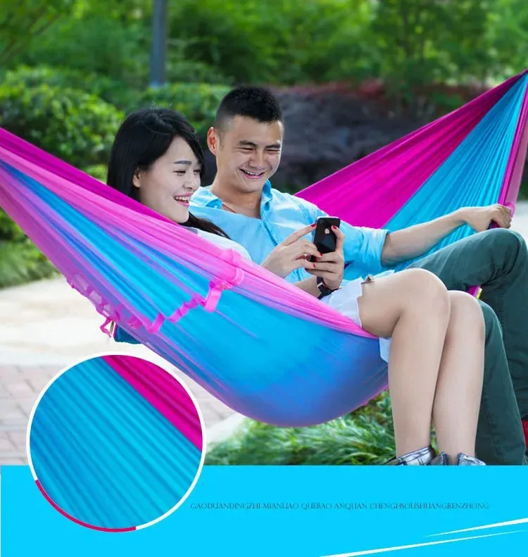 Outdoor Double Hammock with Mosquito Net