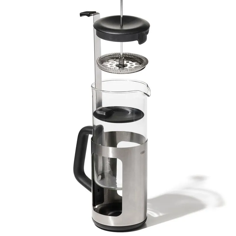 Oxo Black French Press with GroundsLifter™ 8cup 1pc