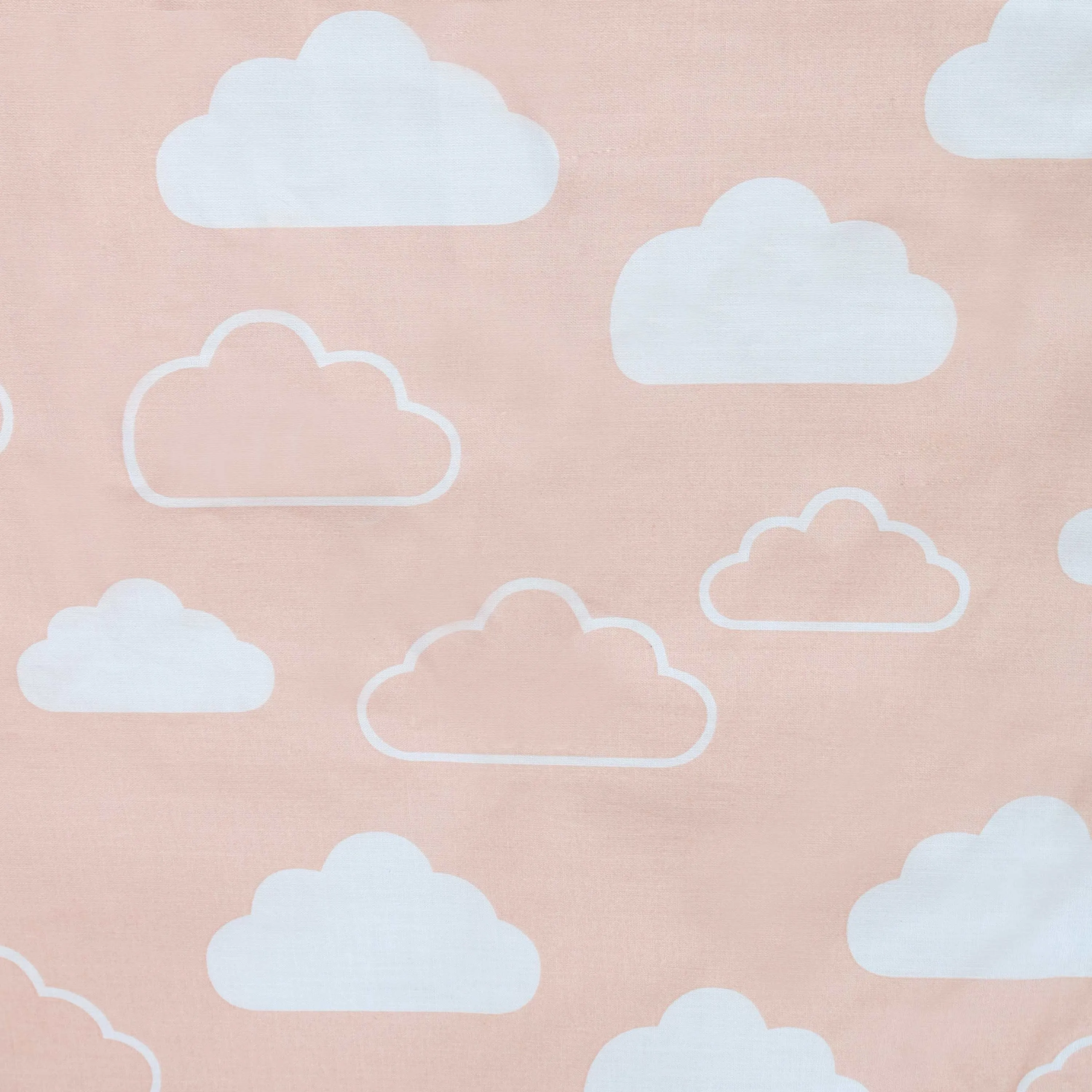 Peach Cloud Baby Cot Set