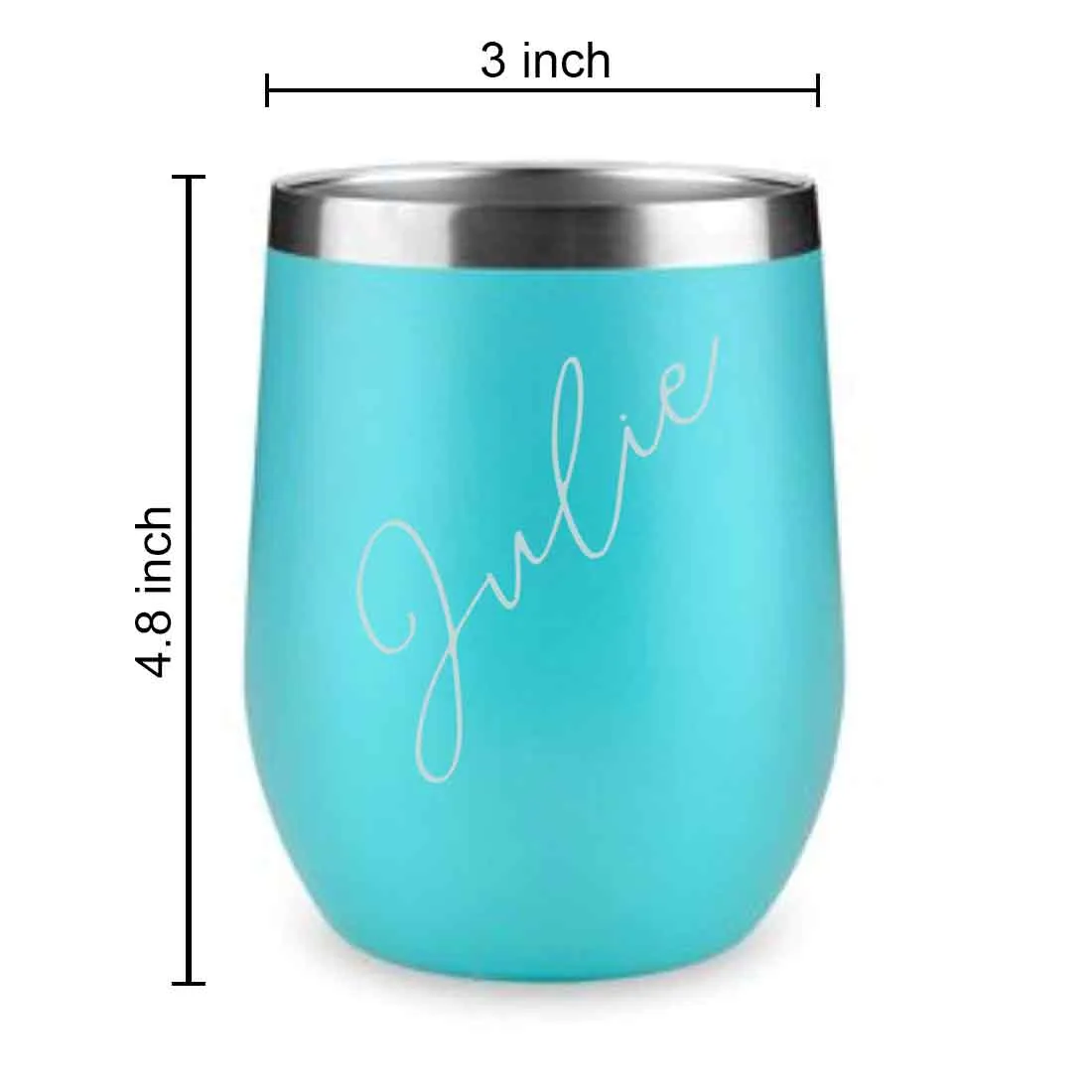 Personalized Coffee Cup With Lid for Office Travelling Car Flask Mug (350 ML) - Add Name