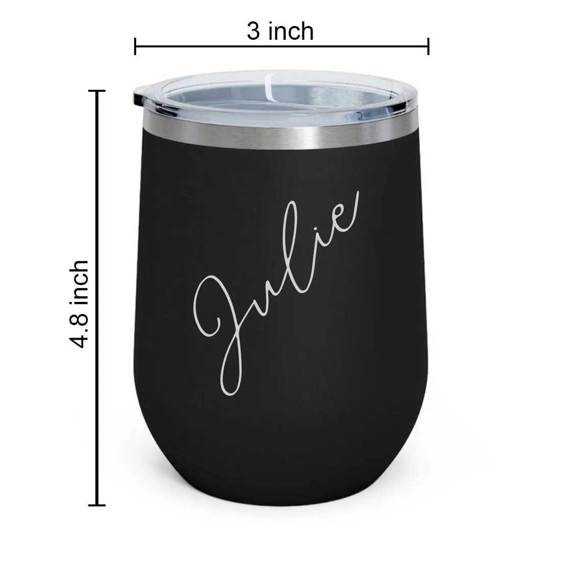 Personalized Coffee Cup With Lid for Office Travelling Car Flask Mug (350 ML) - Add Name