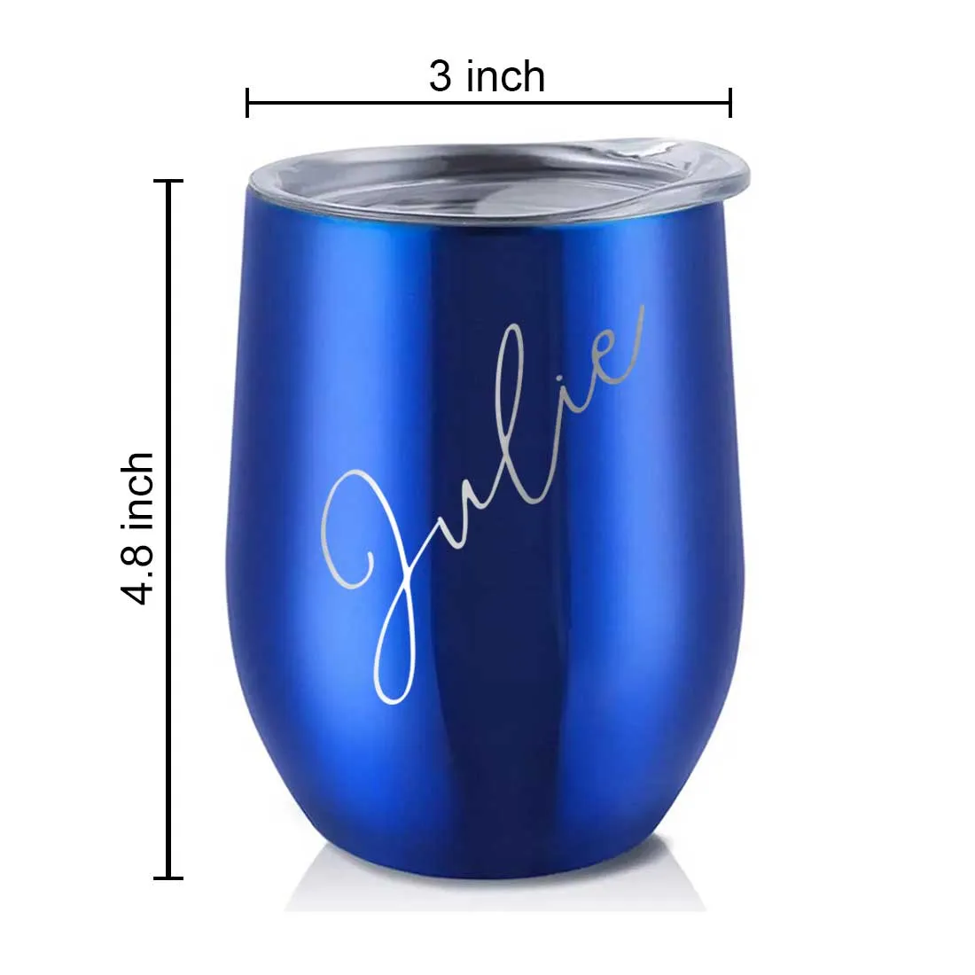 Personalized Coffee Cup With Lid for Office Travelling Car Flask Mug (350 ML) - Add Name