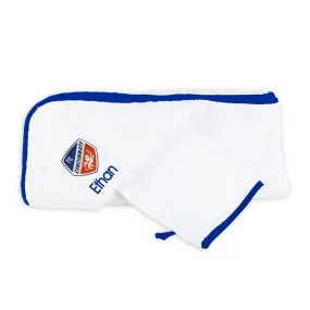 Personalized FC Cincinnati Hooded Towel & Wash Mitt Set