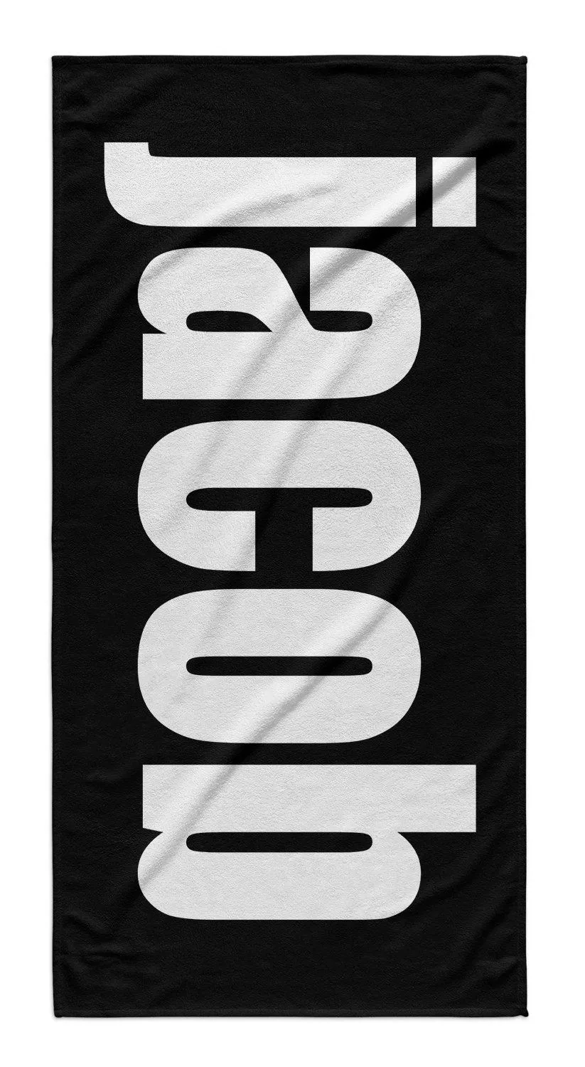 PERSONALIZED SOLID COLOR BEACH TOWELS