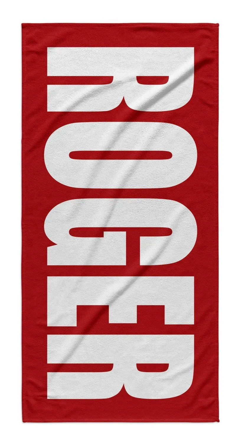 PERSONALIZED SOLID COLOR BEACH TOWELS