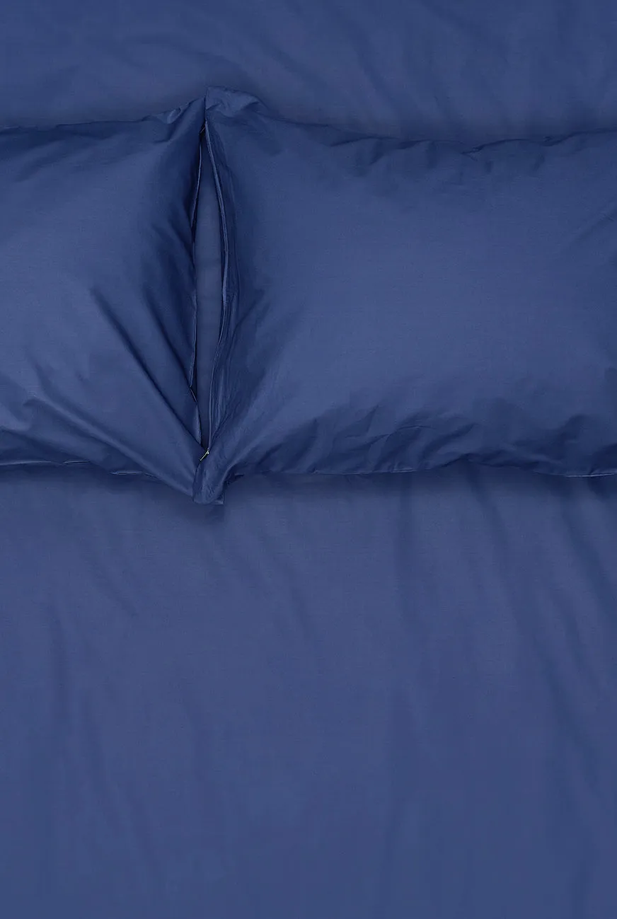 Pima Cotton Percale Bedding in Marine Color