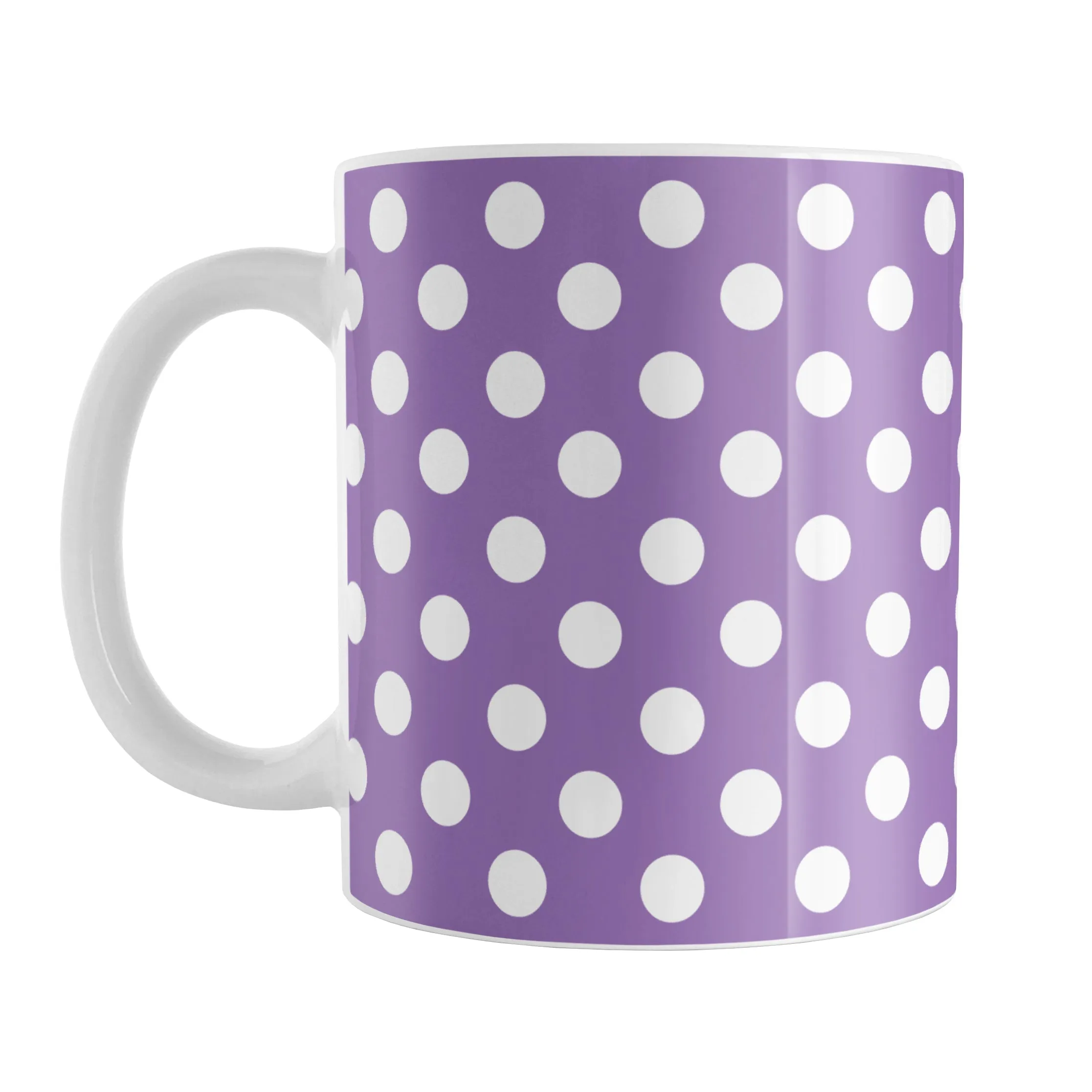 Purple Polka Dot Mug