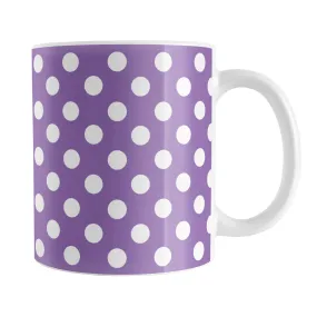 Purple Polka Dot Mug