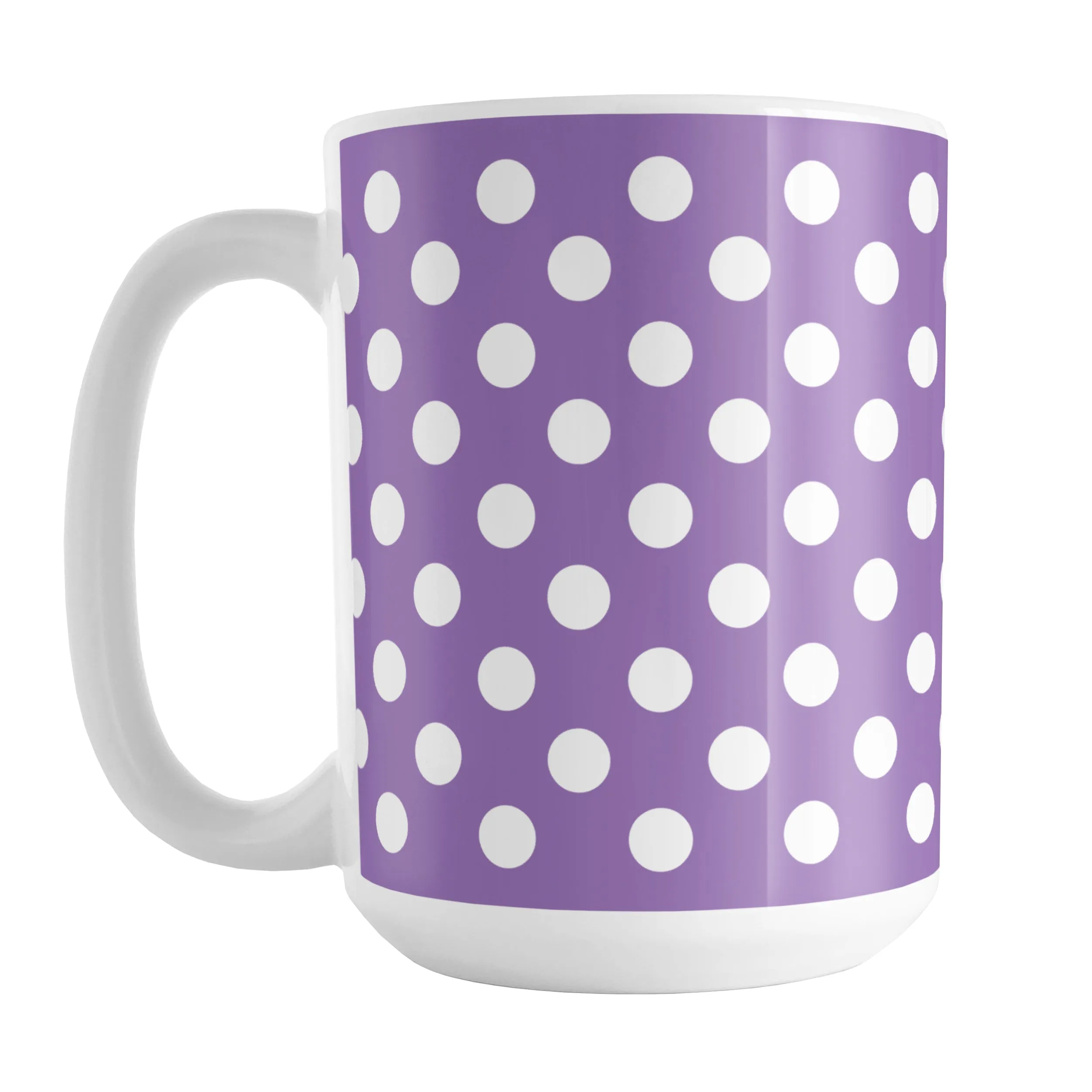 Purple Polka Dot Mug