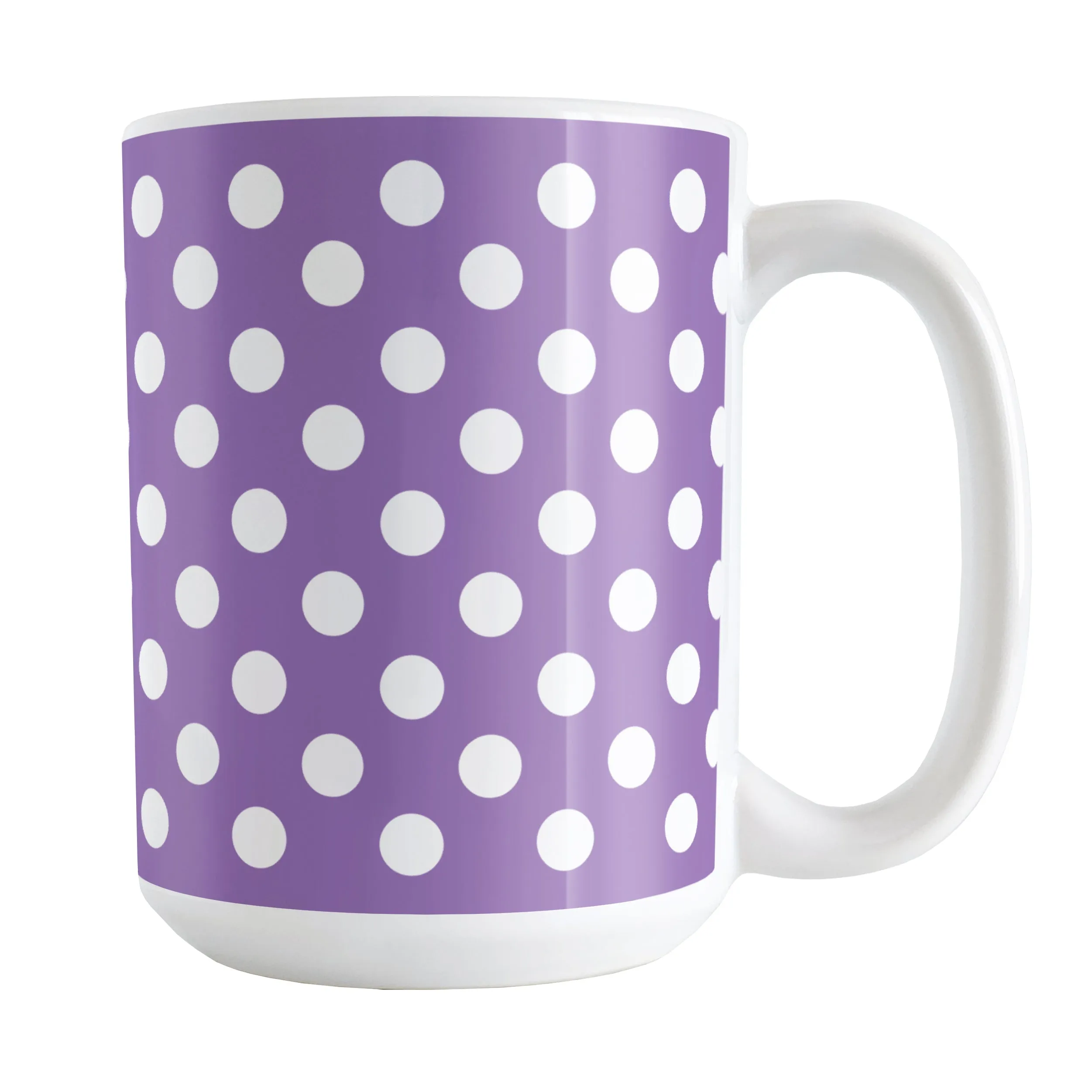 Purple Polka Dot Mug