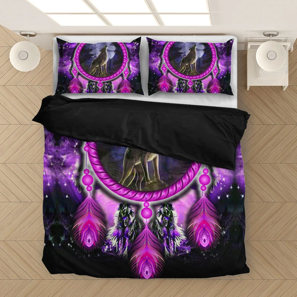 Purple Wolf Dream Bedding Set WCS