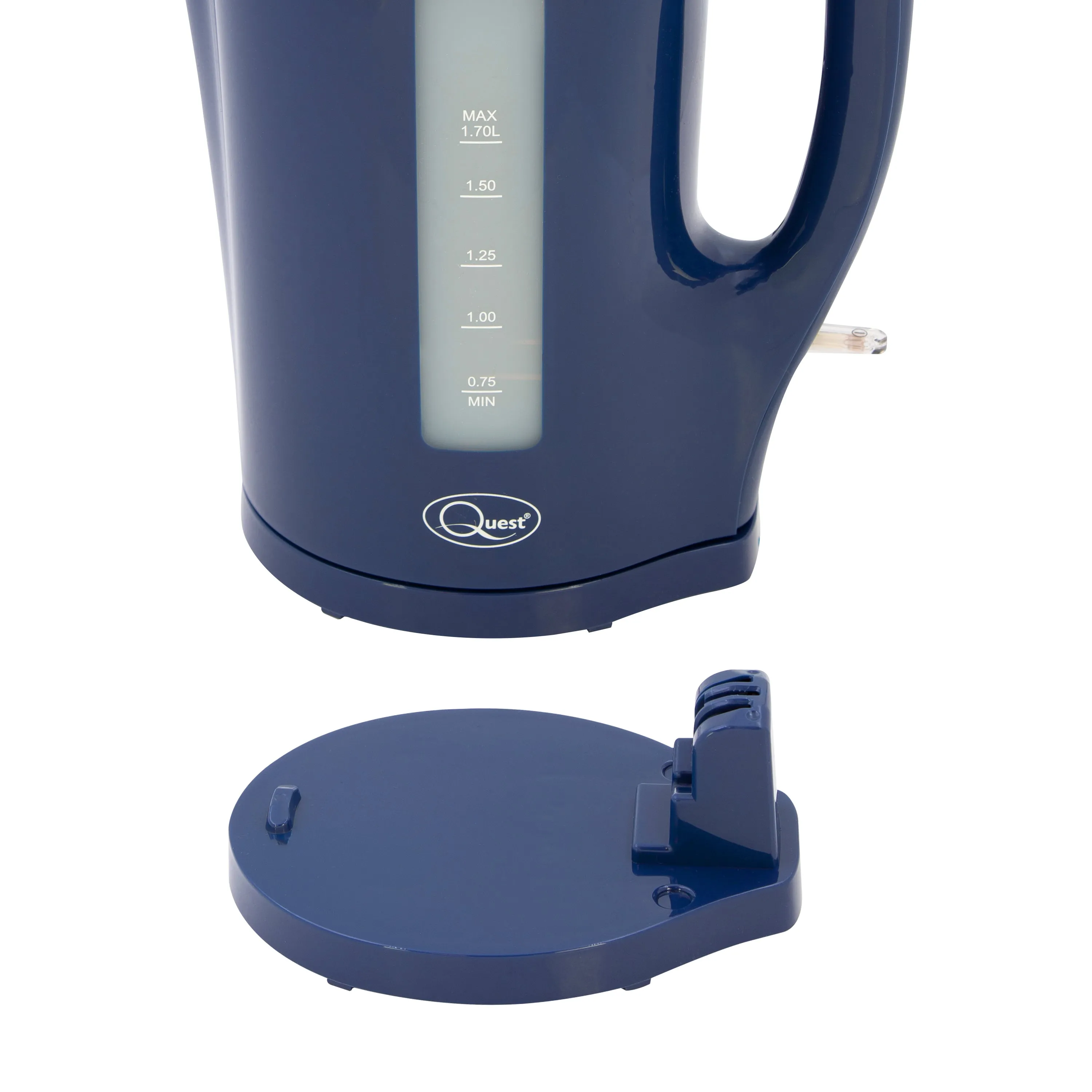 Quest 1.7L Plastic Jug Ketle - Navy