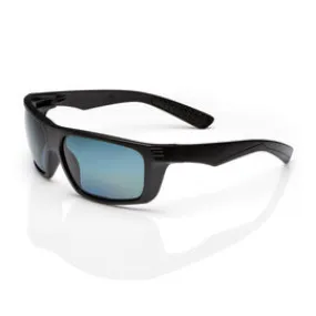 Radnor® Dynamo™ Black Safety Glasses With Gray Polarized Anti-Scratch/Polarized Lens