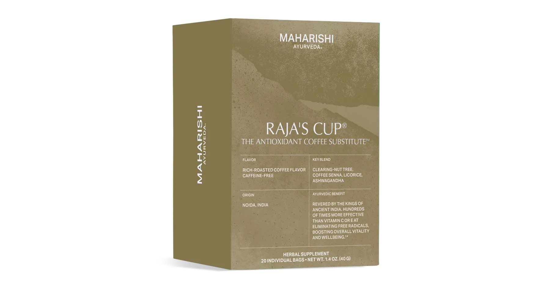 RAJA'S CUP® NATURAL COFFEE ALTERNATIVE 20 BAGS