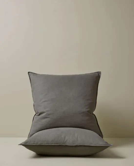 Ravello Pillowcase Set - Charcoal