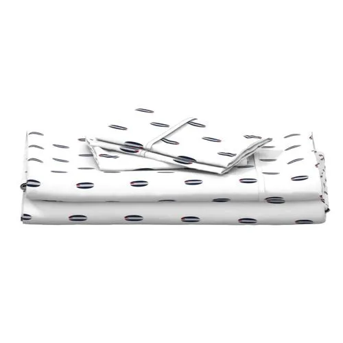 Red, White and Blue Mini Size Classic Surfboards Sheet Set from Surfer Bedding™️