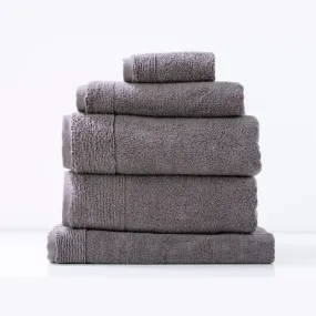 Renee Taylor Aireys 5 Piece Nickel Bath Towel Pack