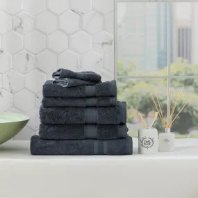 Renee Taylor Stella 7 Piece Indigo Towel Pack