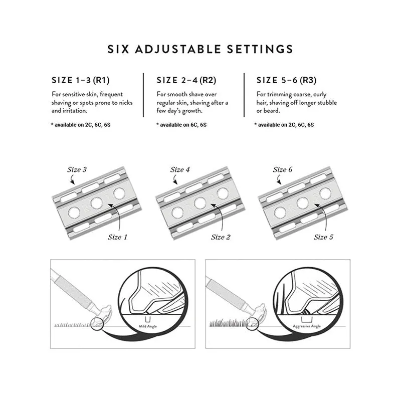 Rockwell Razors - 6S Razor, Matte Stainless Steel