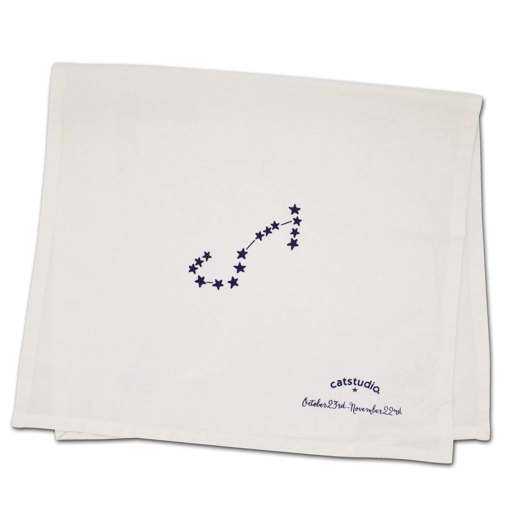 Scorpio Astrology Dish Towel