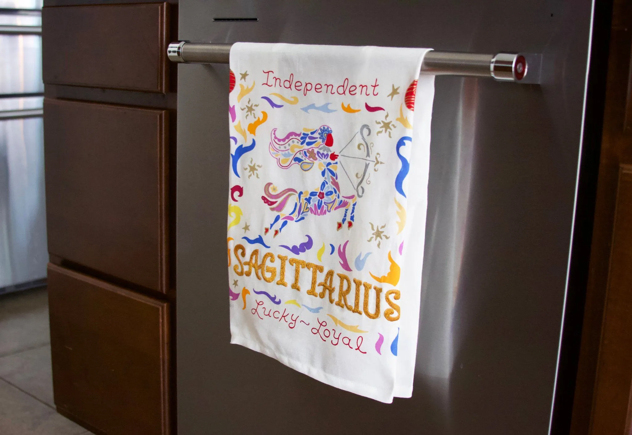 Scorpio Astrology Dish Towel