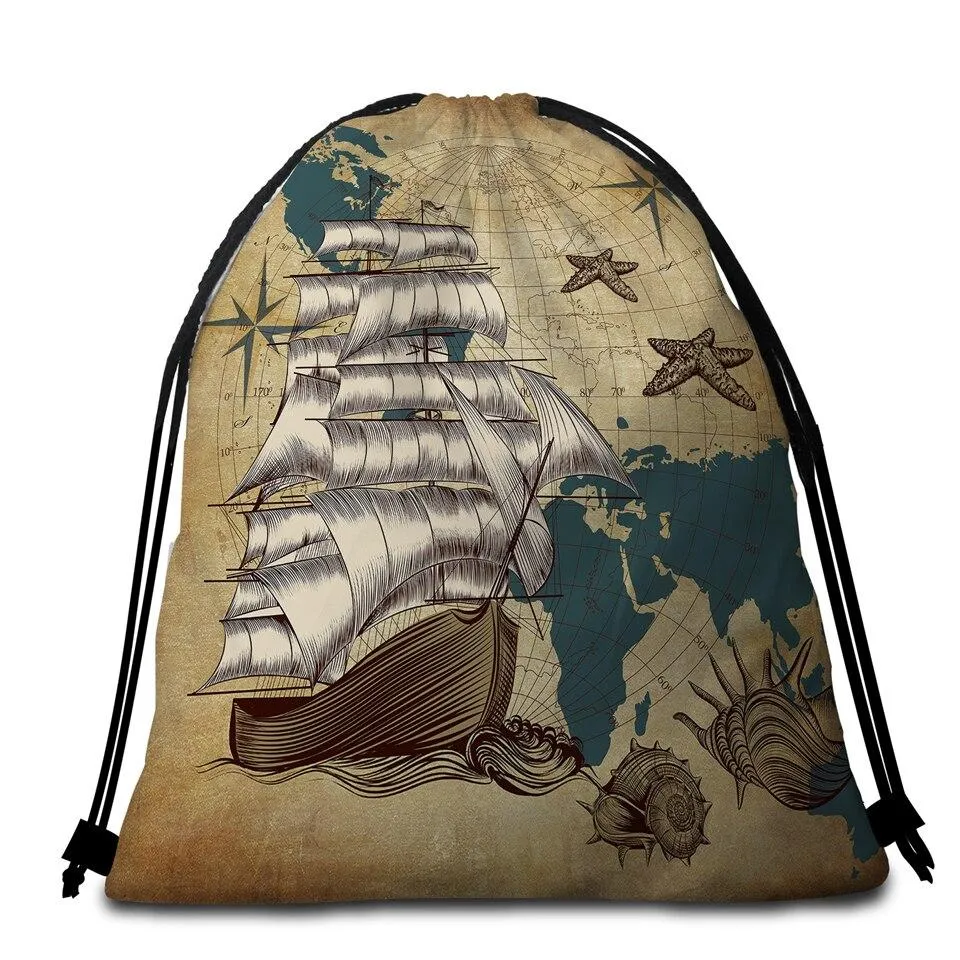 Set Sail Towel   Backpack