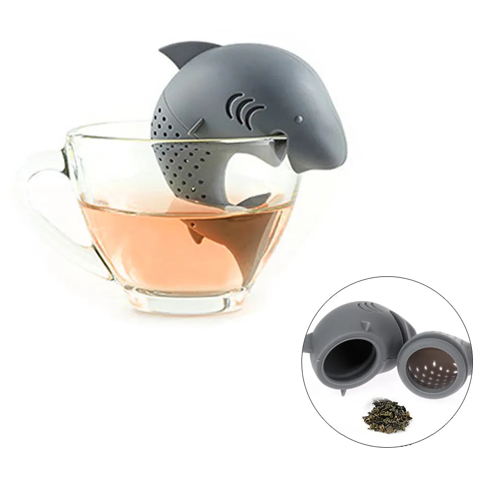 Shark Shaped Silicone Tea Strainer