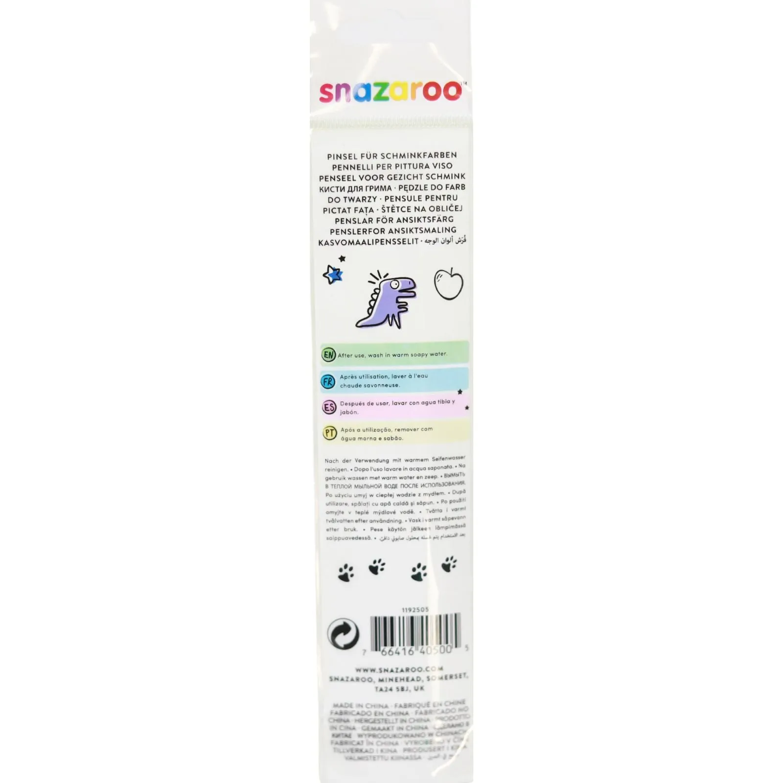 Snazaroo - Hang Pack of 3 Brushes