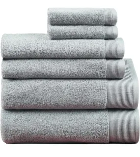 SOLD (Bathroom) Royal Blaze Bath Towel Set/6 Luxury Hotel Towels/Set Includes 2 Bath Towels, 2 Hand Towels, 2 Washcloths/Home Spa & Hotel Collection