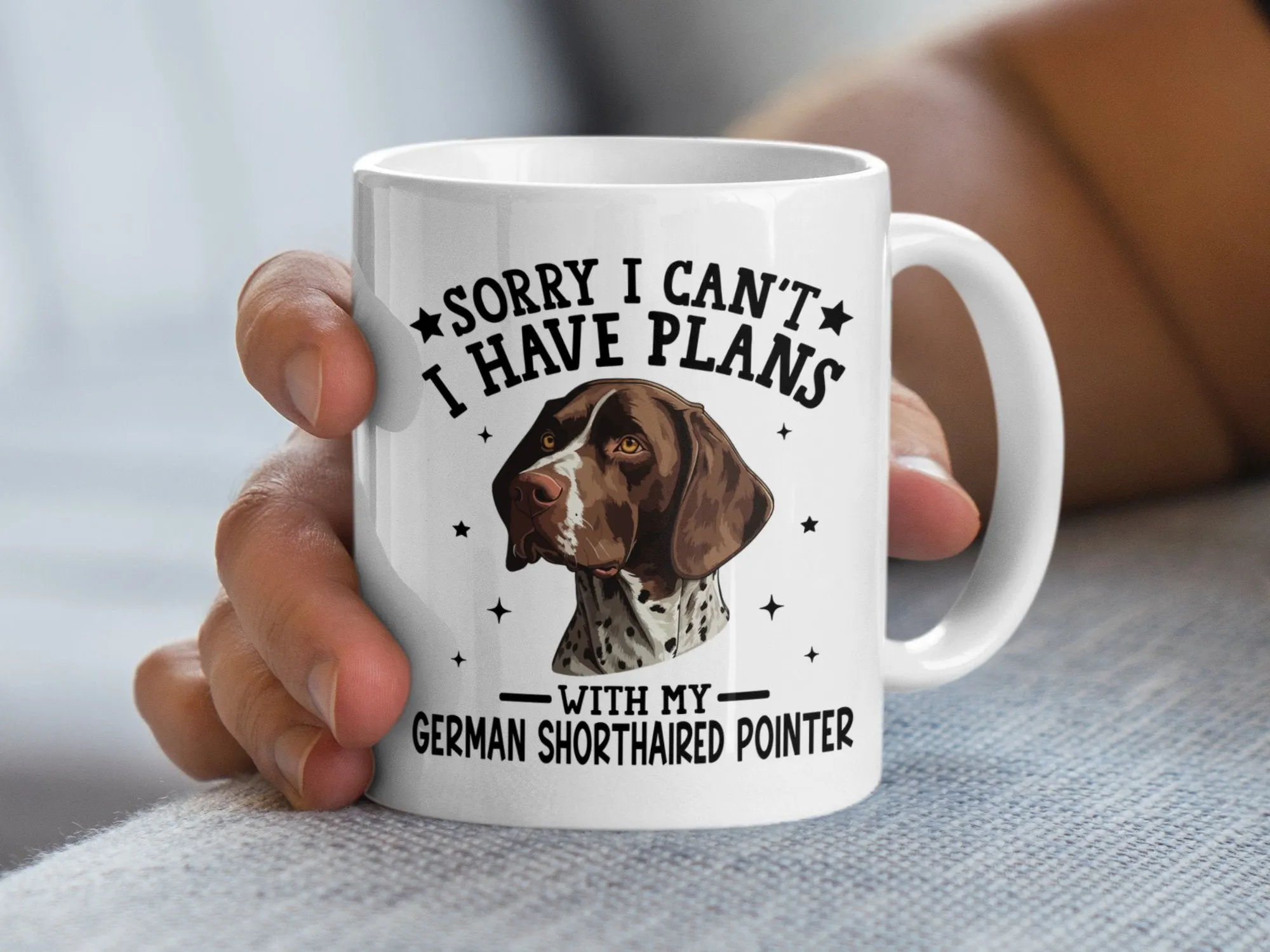 Sorry I Can't I Have Plans With My Pointer Mug