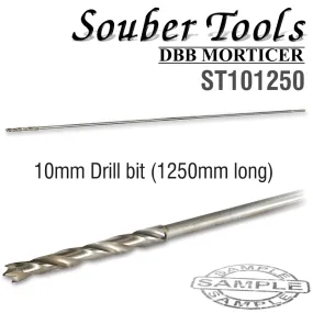 SOUBER TOOLS LONG WOOD DRILL 10 X 1250MM ST101250