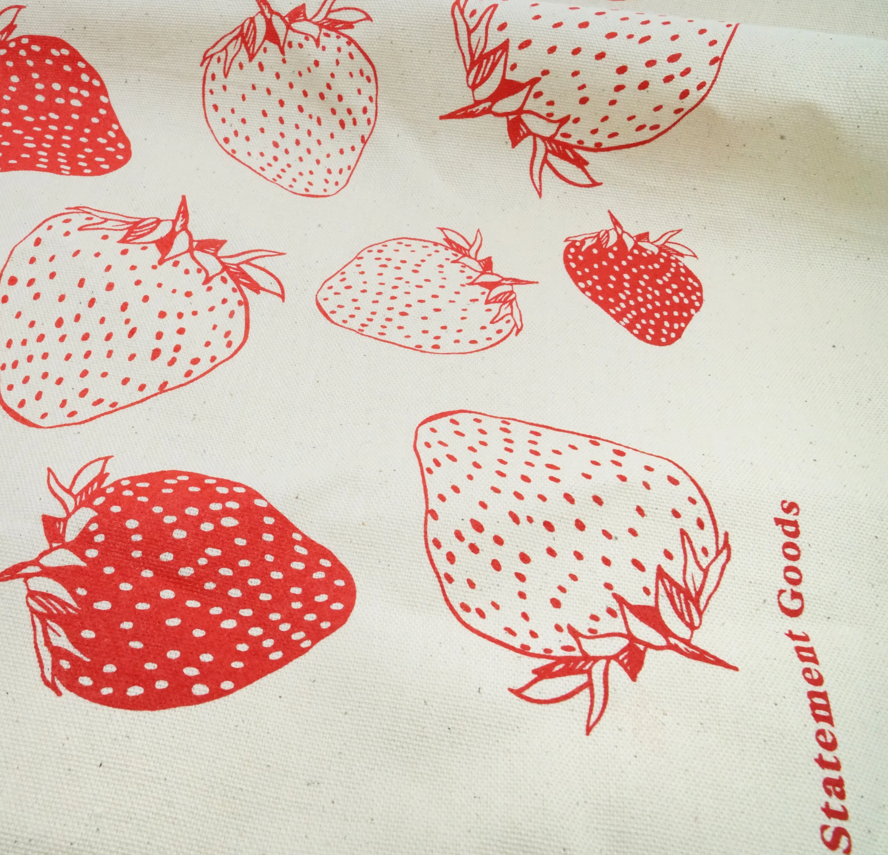 Strawberries Kitchen Towel