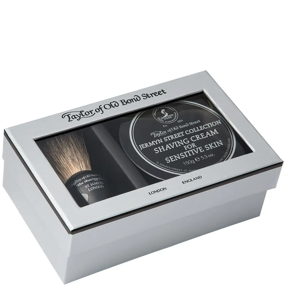 Taylor of Old Bond Street Jermyn St Shaving Cream & Brush Set