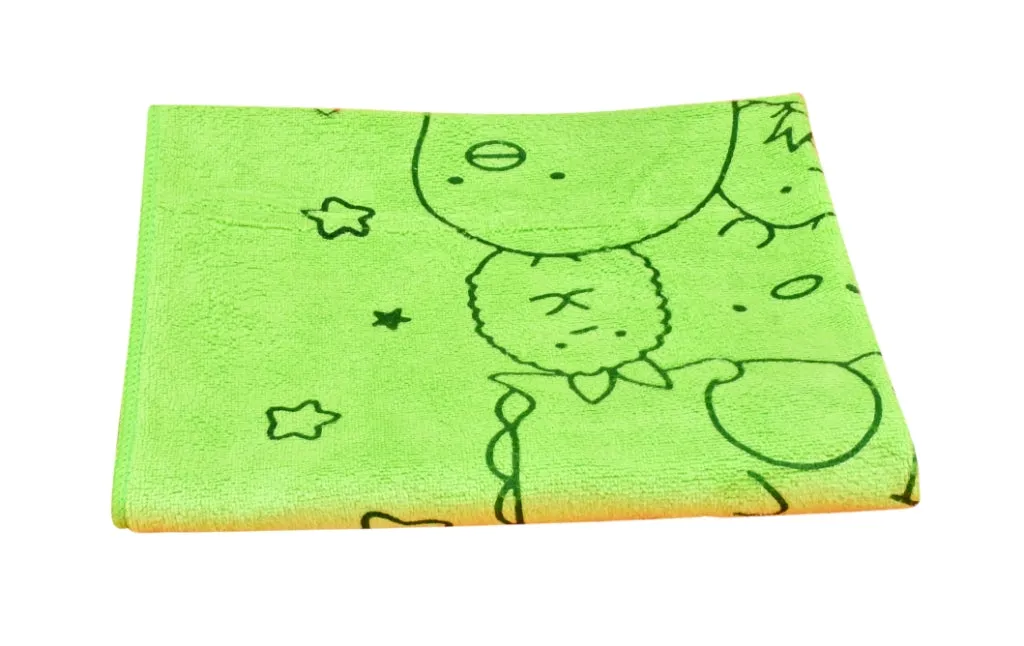 THE LITTLE LOOKERS Soft Towel/Bath Towel /100% Cotton Washcloth for New Born Baby/Infants/Toddlers Available in Cute Colours(Pack of 1)