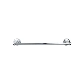 Top Knobs ED10PCD Edwardian Bath Towel Bar 30 Inch Single - Plain Bplate Polished Chrome