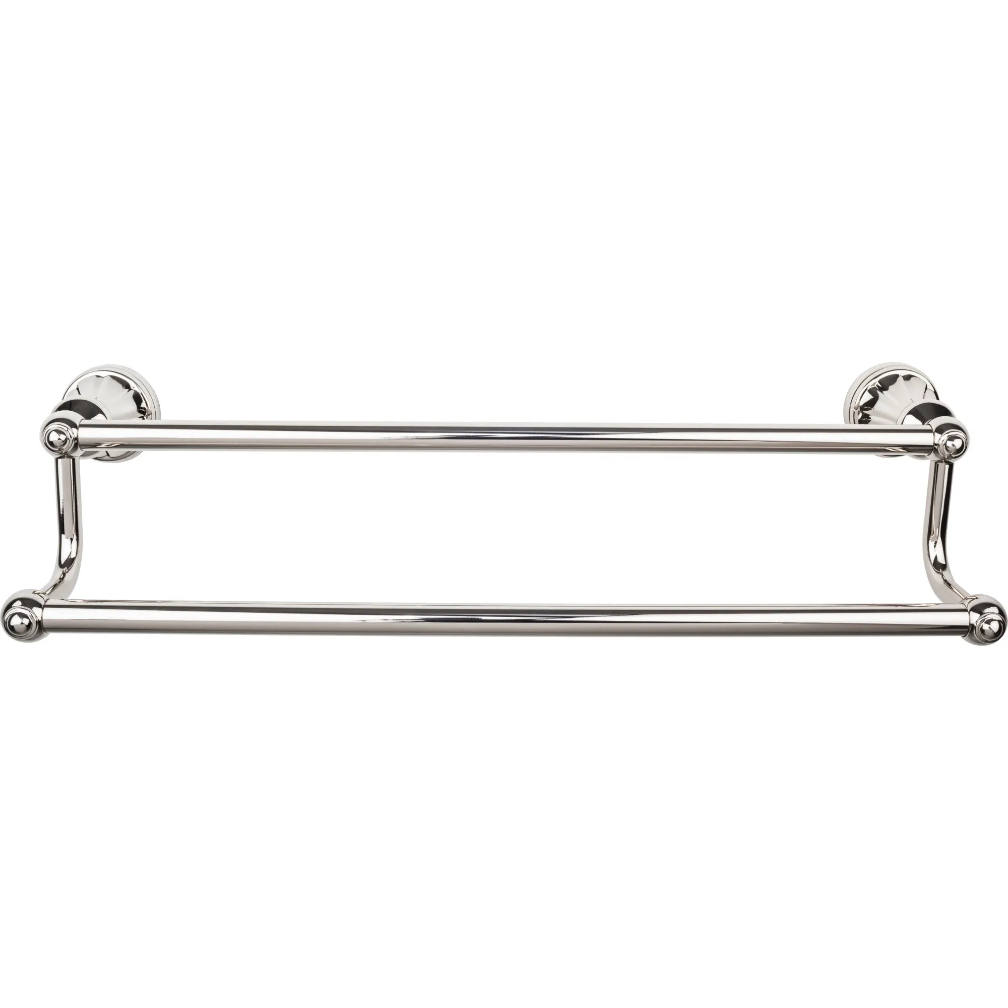 Top Knobs HUD7 Hudson Bath Towel Bar 18 Inch Double