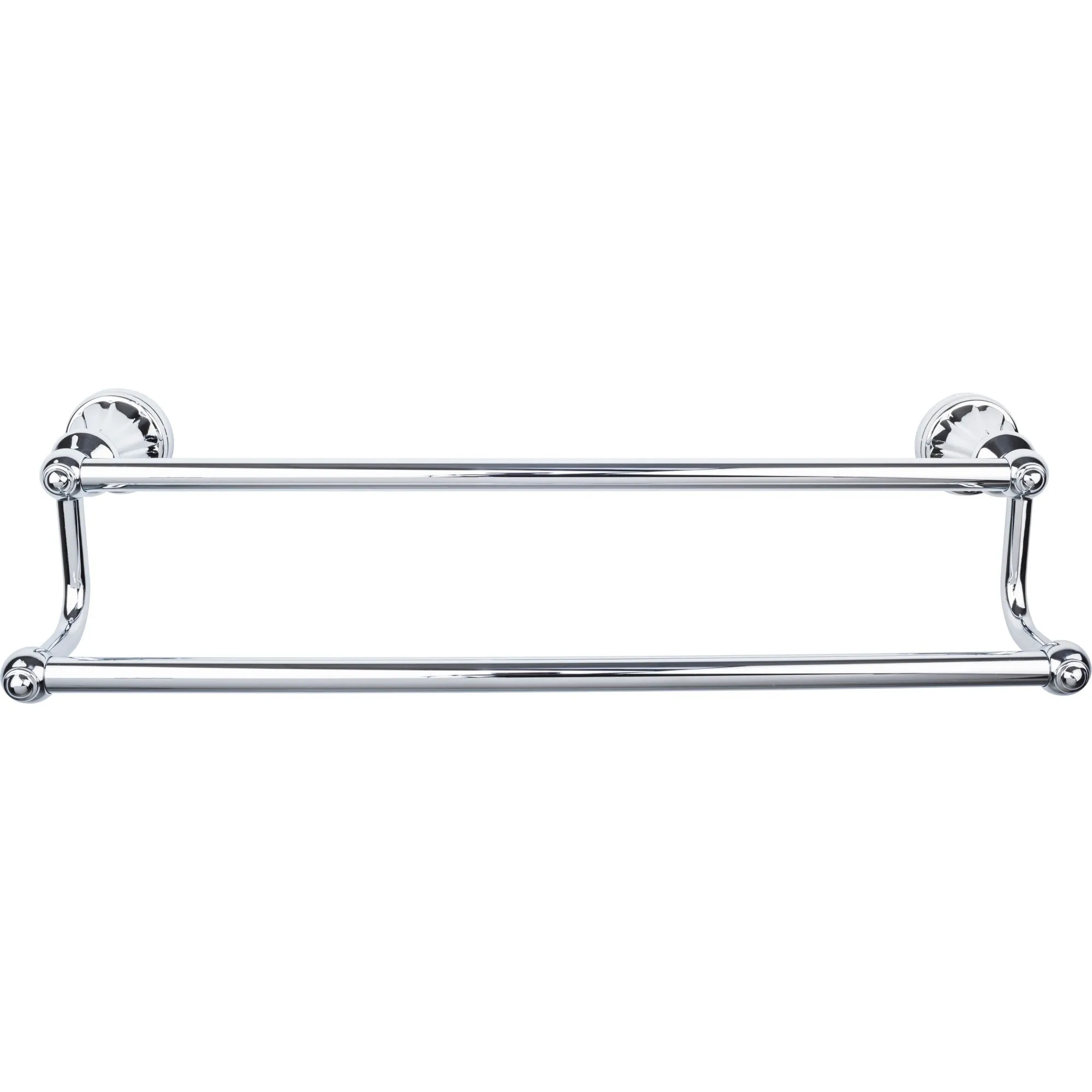 Top Knobs HUD7 Hudson Bath Towel Bar 18 Inch Double