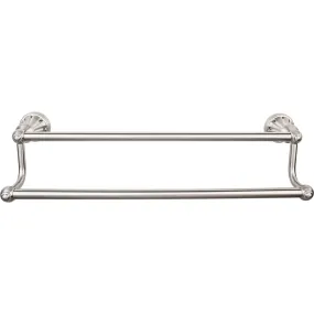 Top Knobs HUD7 Hudson Bath Towel Bar 18 Inch Double