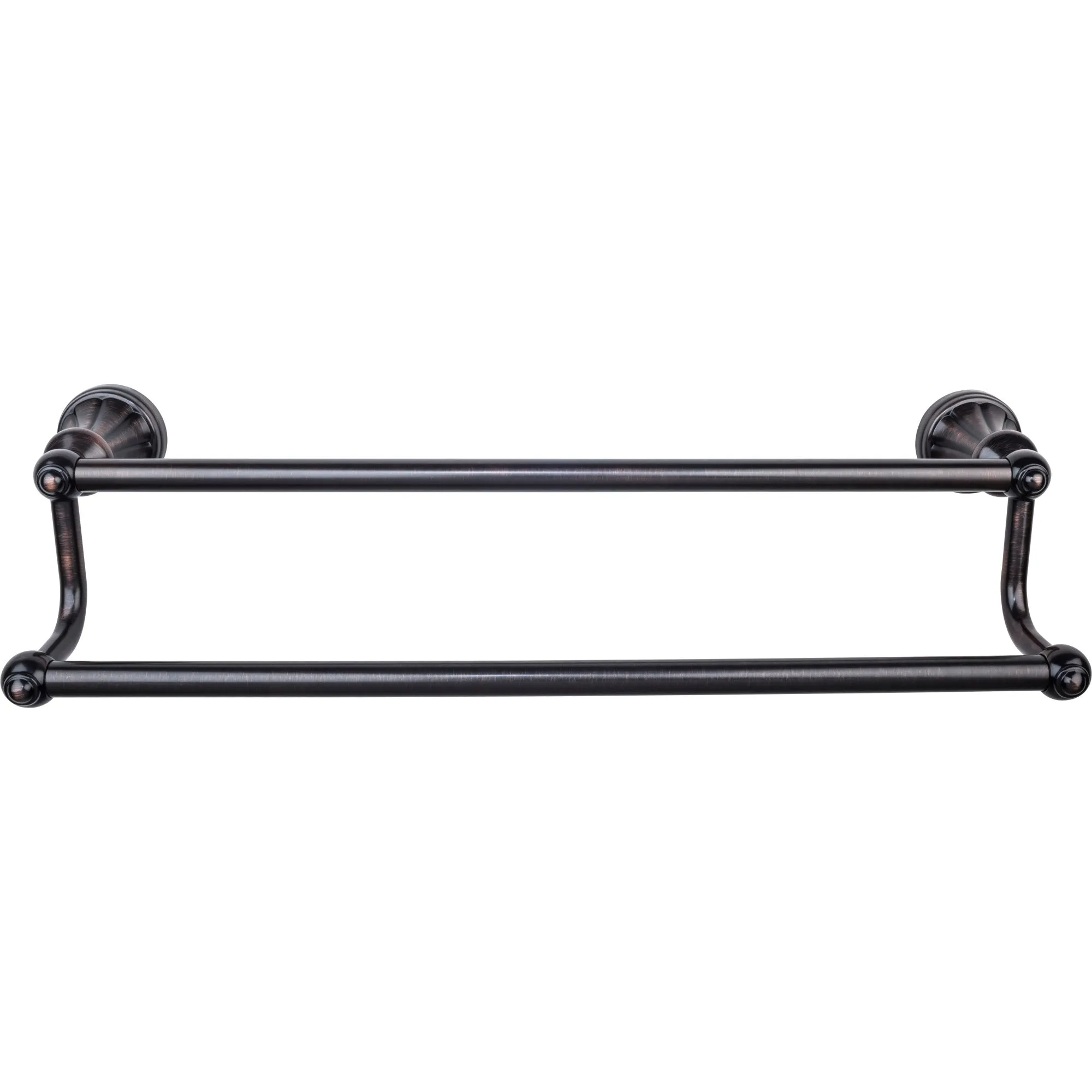 Top Knobs HUD7 Hudson Bath Towel Bar 18 Inch Double